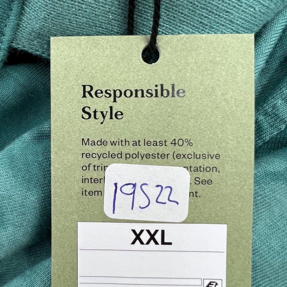 Goodfellow & Co. Men's Short Sleeve Tie Dye Polo Shirt Green Plus Size XXL NWT - Picture 7 of 7